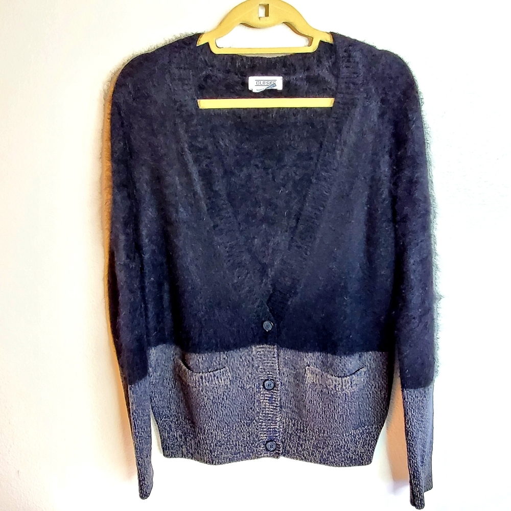CLOSED grandpa angora blend cardigan XS